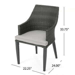 Hillhurst Outdoor Chair Set of 2 with Weather Resistant Cushions