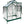 Polycarbonate house, Heavy Duty Outdoor Aluminum Walk-In House Kit With Rain Gutter, Vent And Door For Backyard Garden