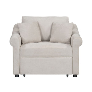 Convertible Sleeper Chair With Adjustable Backrest