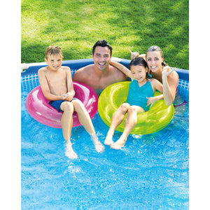 Intex 28241EH 15ft x 48in Metal Frame Above Ground Pool Set with Pump & Cover
