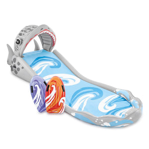 Intex Surf 'N Slide Inflatable Kid Outdoor Splash Water Slide with 2 Surf Riders - TRAPSKI