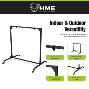 HME Products Bowhunting Archery Range Practice Shooting 30 Inch Bag Target Stand