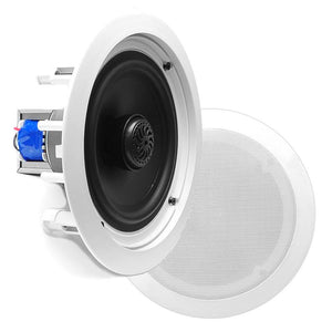 Pyle Home 6.5 Inch 250W 2 Way In Wall In Ceiling Stereo Speaker, Pair | PDIC60T