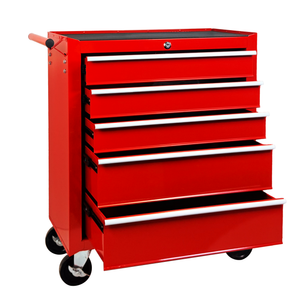 5-Drawer Rolling Tool Chest with Lock & Key