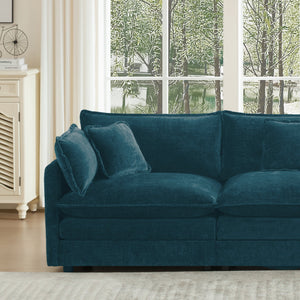 Chenille Sofa Set of 2: 2 & 3 Seater Couch