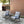 Rocker Set Chair and Teapoy Medium Grey