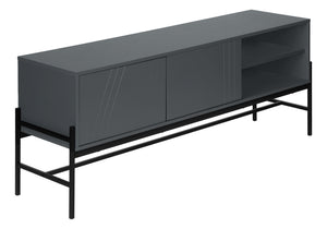 Contemporary 60-Inch TV Stand Console with Storage Cabinet