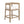 Modern Rubberwood Counter Stool Set With Upholstered Seats