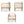 Set of 2 Outdoor Acacia Wood Patio Club Chairs