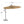 Outdoor Cantilever Patio Umbrella With 32 LED Lights 10 Ft Hanging Design Easy Open Adjustment Metal Frame - Taupe