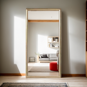 70' x 32' Gold Full Length Floor Mirror with PS Frame