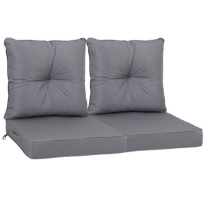 Outdoor Deep Seat Cushions for Patio Furniture, Set of 2