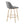 Toriano - Contemporary, Fixed Height Counter Stool With Swivel With Round Footrest (Set of 2)