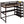 Loft Bed With Storage Shelves And Under Bed Desk
