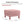 Modern Pink Polyester Ottoman