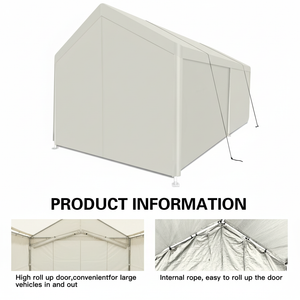 Carport, 12×20 Heavy Duty Portable Carport Garage Tent for Outdoor Storage Shelter