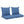Outdoor Deep Seat Cushion Set Waterproof Fade Resistant Patio Furniture Cushions, Removable Covers, Adjustable Straps & Handles - Navy Blue