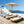 Modern Acacia Wood Outdoor Chaise Lounge