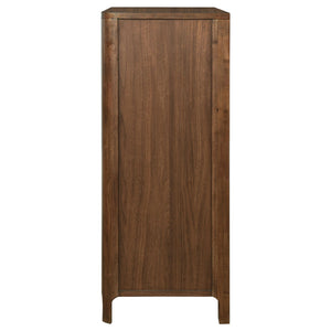 Verona - 5 Drawer Chest With - Walnut
