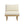 Acacia Wood Outdoor Armless Chair with Rope Back & Weather-Resistant Cushion