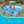Intex Deep Sea Blue 8ft x 18in SnapSet Instant Above Ground Swimming Kiddie Pool