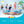 Intex Deep Sea Blue 8ft x 18in SnapSet Instant Above Ground Swimming Kiddie Pool