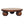 Solid Wood Central Ball Table, Chestnut
