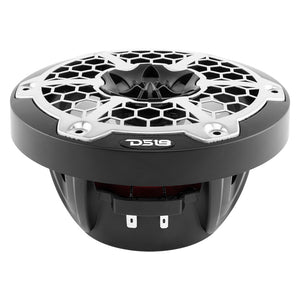 DS18 New Edition HYDRO 6.5" 2-Way Marine Speakers w/RGB LED Lighting 300W - Black