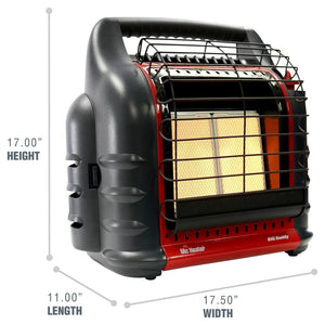 Mr. Heater 4,000 to 18,000 BTU 3 Setting Big Buddy Portable LP Gas Heater Unit