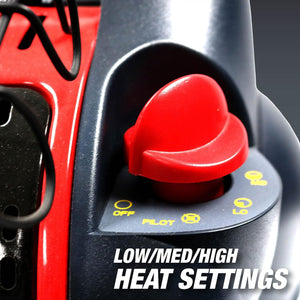 Mr. Heater 4,000 to 18,000 BTU 3 Setting Big Buddy Portable LP Gas Heater Unit