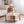 Rustic Manufactured Wood Flower-Shaped Coffee Table with Metal Legs