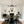 8-Light Farmhouse Chandelier, Black Metal