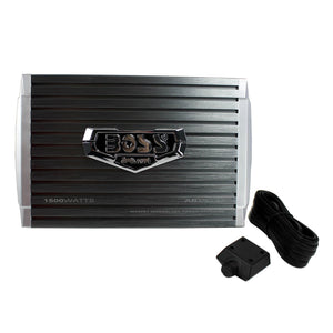 Boss Audio 1500 Watt Mono A/B MOSFET Power Car Amplifier + Remote | AR1500M - TRAPSKI