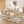 TOPMAX Rustic Extendable 84inch Dining Table Set