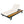 Black Iron and Teak Finish Outdoor Chaise Lounge Set