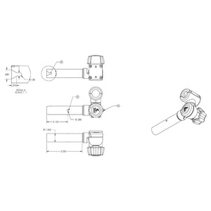 TACO ShadeFin Adjustable Clamp-On Pipe Mount