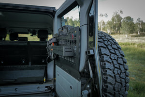 INEOS Grenadier Rear Door MOLLE Panel + Storage Cubby | Passenger Side