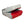Springfield Economy Multi-Color Folding Seat - Grey/Red