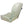 Springfield Economy Folding Seat - White