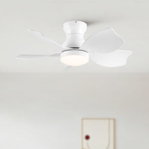 Low Profile Flush Mount Ceiling Fan With Light