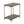 Corbeta - 3 Piece Metal Frame Wood Living Room Coffee Table And 2 Chairside Tables Set, Aged Graphite - Brown