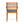 Outdoor Dining Chair With Slat Back And Acacia Wood Frame (Set of 2) - Gray / Teak