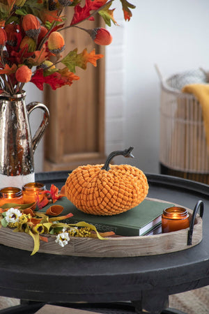 Weighted Pumpkin Ornament Decor For Holiday Harvest Festival Fall Festival & Thanksgiving