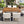 TOPMAX Patio 7pcs Wooden Dining Table Set