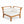 6 Piece Acacia Wood Outdoor Modular Sectional with Daybed and Tea Table