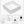 Elegant European Style Ceramic Square Vessel Bathroom Sink - White