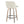 Toriano - Contemporary Fixed Height Counter Stool Swivel & Round Footrest (Set of 2)