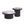 Set of 2 Coffee Tables with Sintered Stone Tabletops
