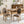 French Style Solid Wood Frame Antique Painting, Hand-Pulled Buckle Decoration Artificial Dining Chair With Nailhead Trim, Wood Legs