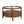 Solid Wood Round Glass Top Coffee Table with Storage Drawer